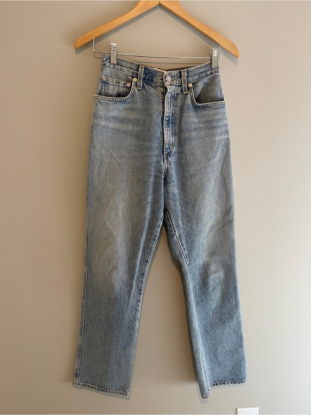 AGOLDE Pinch Waist Straight Leg Jeans A095C-811 Size 25